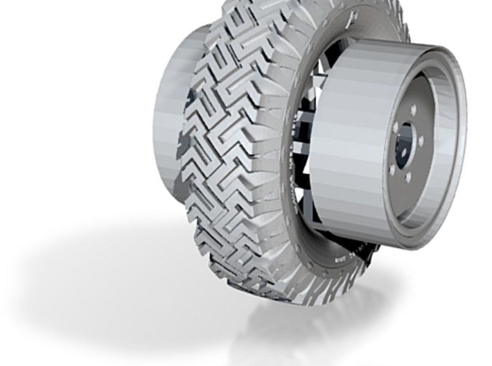 1/16th Wheels for Australian LRPV 3d printed