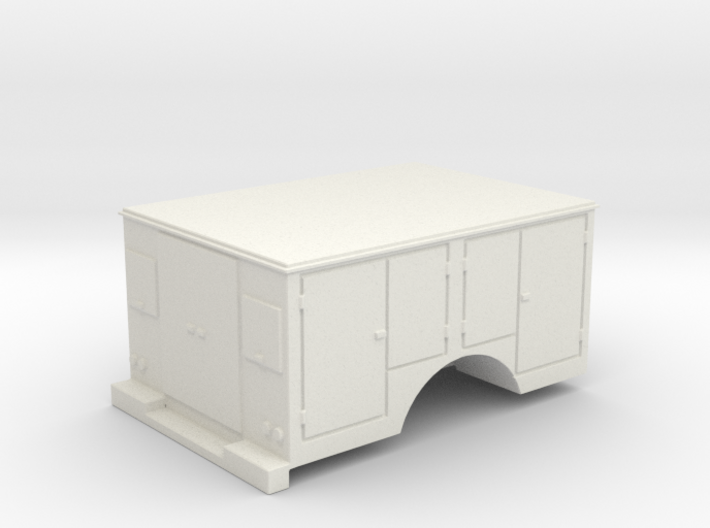 Tool Box Truck Bed 1-87 HO Scale 3d printed