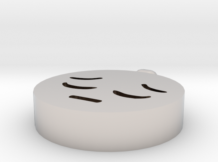 Happy and sad pendant 3d printed