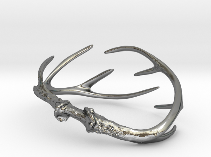 Antler Bracelet - Child size small (55mm) 3d printed