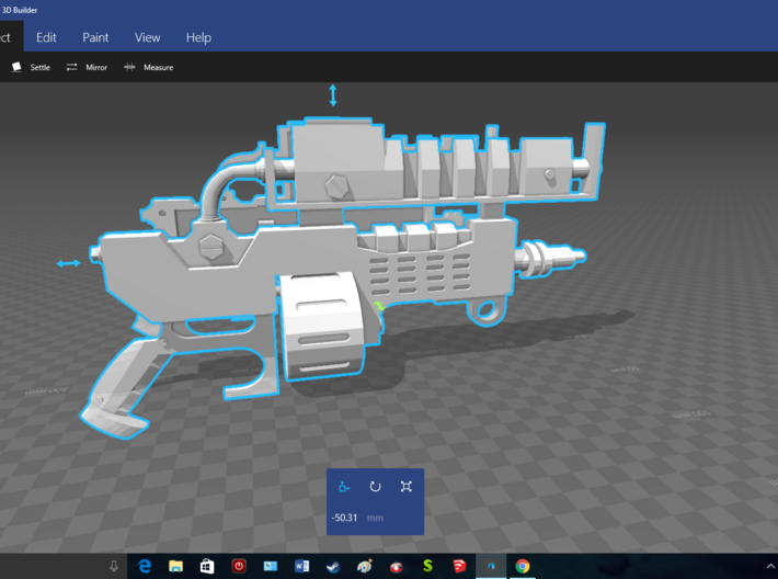Mechanicus  Pistol Replica Prop  3d printed 