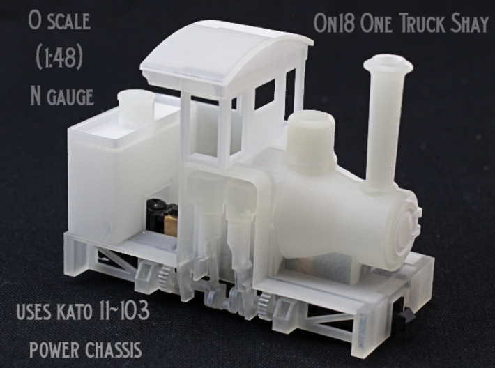 On18 One Truck Shay 3d printed 