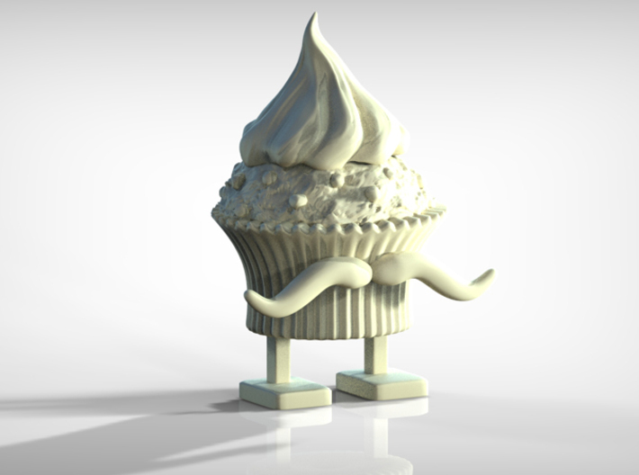 Cupcake Man! 3d printed