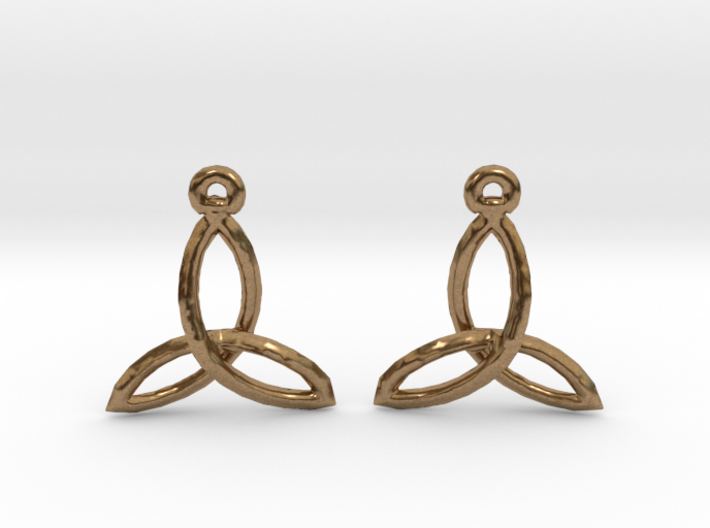 Celtic Knot Earrings 3d printed
