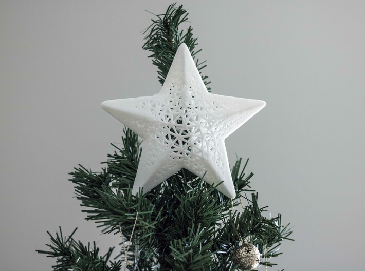 Modern Christmas Star 3d printed