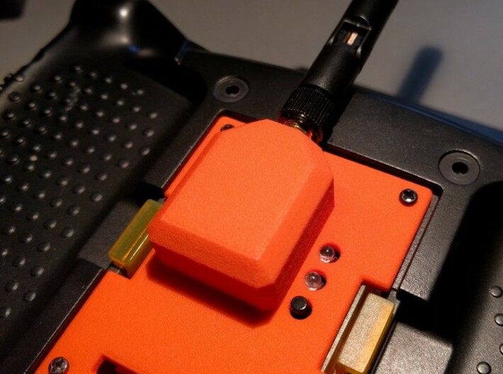 orangeRx UHF 1W JR Module Case Lid 3d printed 