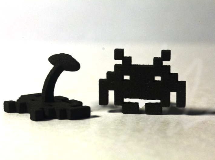8-bit Space Invaders Links 3d printed