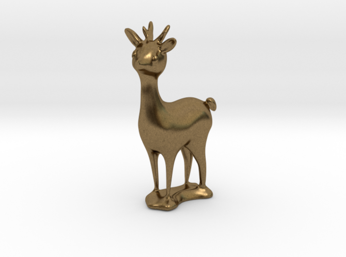 Reindeer for Plastic, Frosted and Raw Metals 3d printed