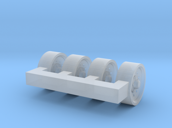 1/87 Ford Truck 10 Hole wheels X 4 3d printed