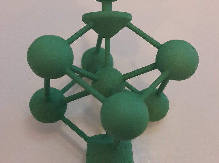 Dreidel Crystal Structure 3d printed 