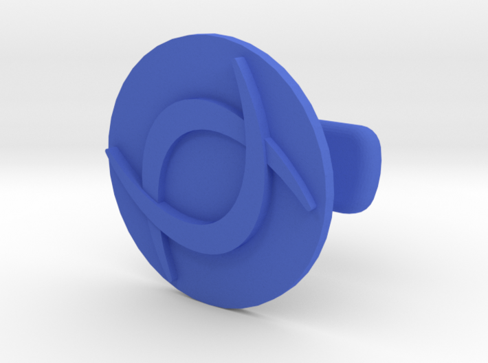 Double C Cufflink 3d printed