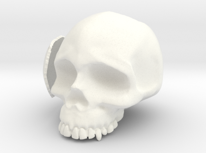 Skull Casing Raspberry Pi 2, No-ports 3d printed