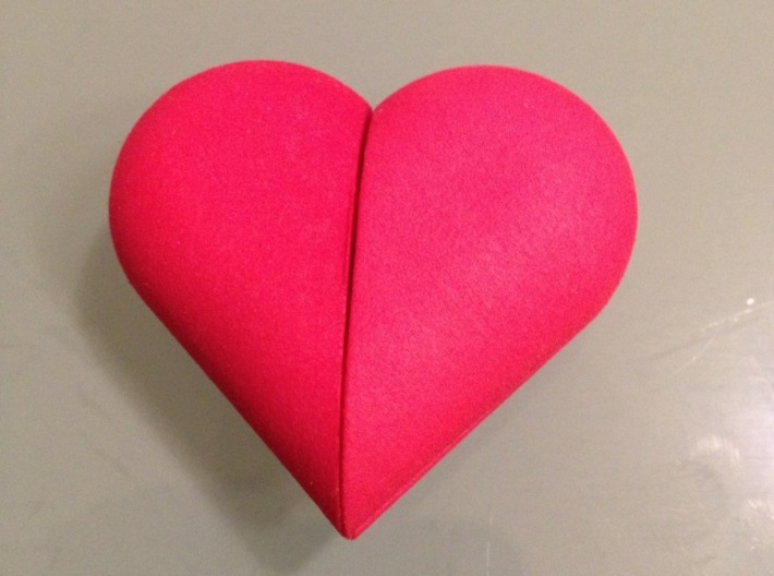 Heart Amulet Small - Outer Part 1 Right 3d printed 