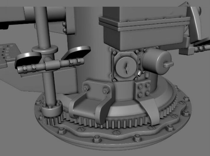 1/72 USN 3 inch 50 cal. Deck Gun (Mk 22) KIT 3d printed 