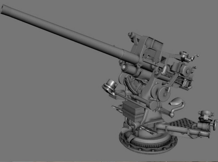 1/35 USN 3 inch 50 cal. Deck Gun (Mk 22) Kit 3d printed 