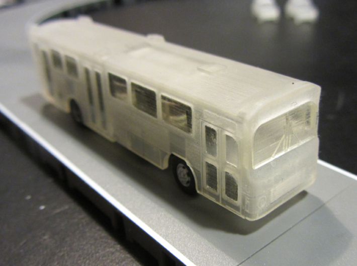 Volvo B10m HT Bus 2-2-1 N scale 3d printed 