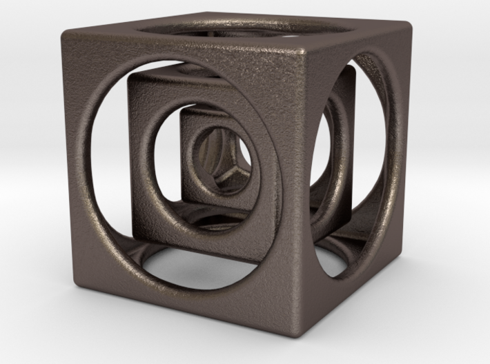 Cube in a Cube 1.5&quot; 3d printed