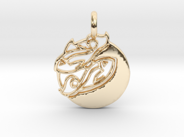 Astrology Zodiac Pisces Sign 3d printed Pisces is gold.