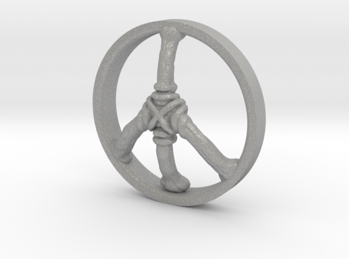 Ring Part Peace 3d printed