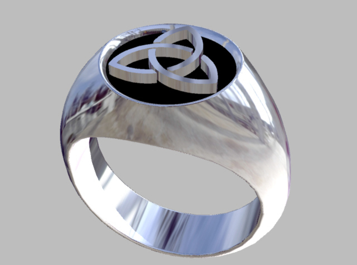 Trinity ring size 7 3d printed