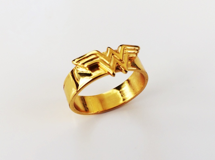 Wonder Woman ring - Bottle Opener band or regular 3d printed 