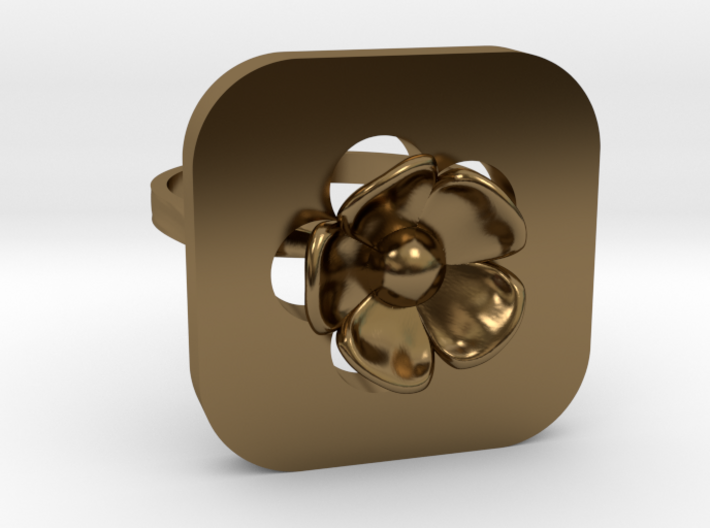 Blossom Ring 3d printed