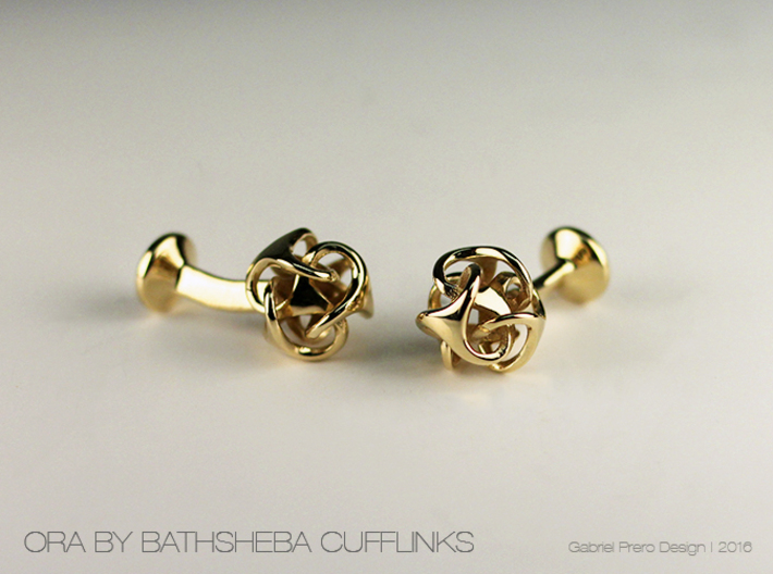 Ora by Bathsheba Cufflinks 3d printed 