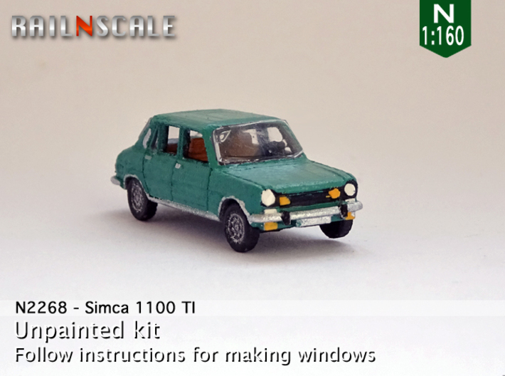 Simca 1100 TI (N 1:160) 3d printed