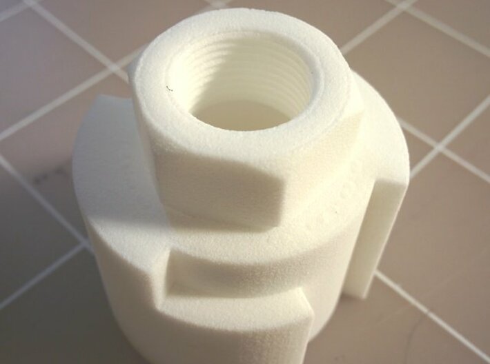 Nerf Muzzle to Airsoft Barrel Adapter (14mm Self-C 3d printed 