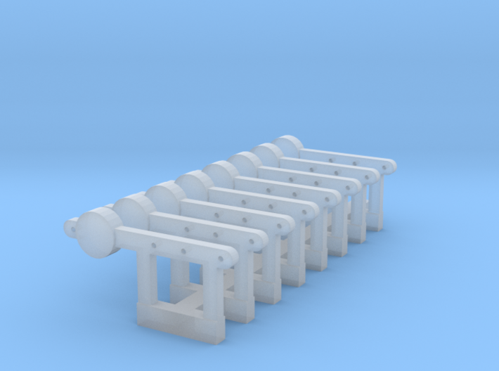 HO Signal Counterweight Levers X 8 3d printed