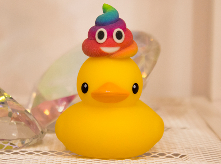 Rainbow Poop (Large) 3d printed 