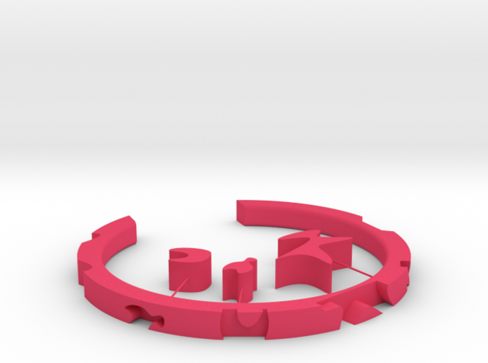 Puzzle Wristband 3d printed