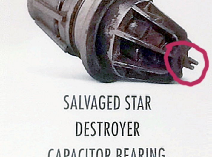 The Force Awakens Star destroyer Capacitor Fork de 3d printed 