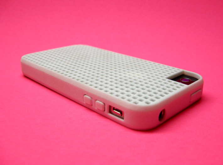 Somi for iPhone 4/4s, a case you can cross stitch  3d printed 