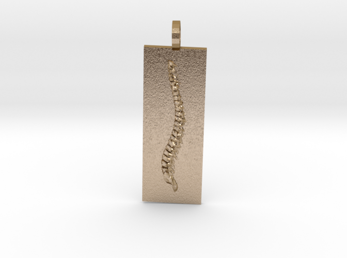 Spine Pendant 2 With Atlas2 3d printed 