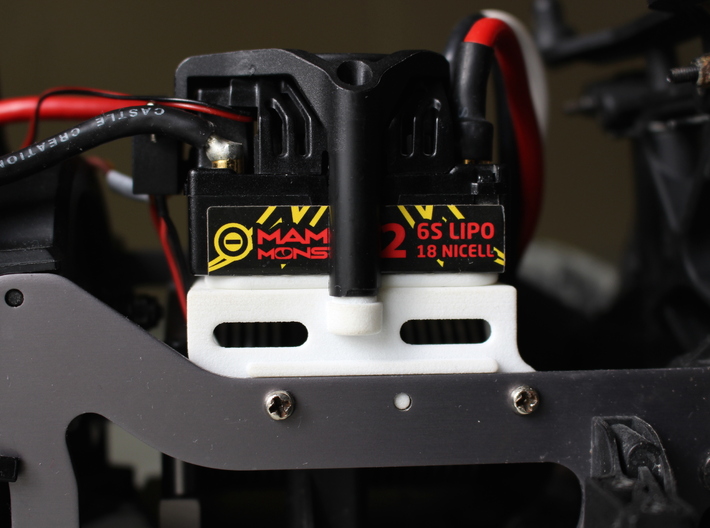 SAVAGE FLUX Mamba Monster 2 ESC Bottom Spacer 3d printed 