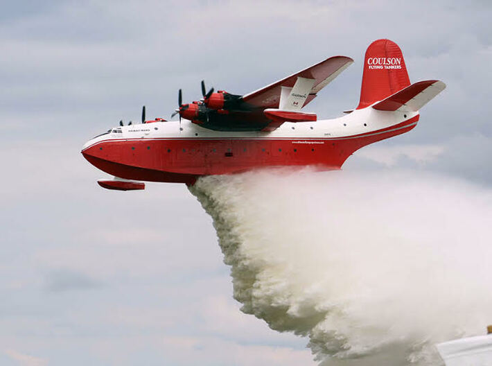 Martin JRM1 Mars  1/700 & 1/600 scales 3d printed JRM1 water bomber fire fighter. photo: Eric Brothers