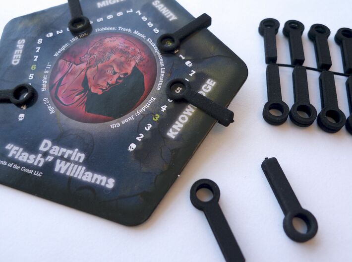 Replacement Clips Betrayal at House on the Hill 3d printed Clips come connected together on a ring