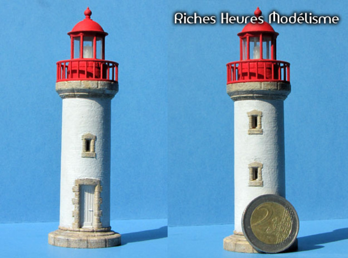 HOpb40b - Large brittany lighthouse 3d printed 