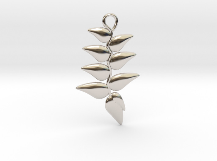Hanging Heliconia Pendent 3d printed