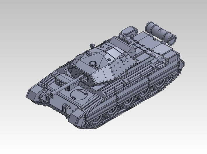 1/120 Cruiser Tank CRUSADER Mk.III 3d printed