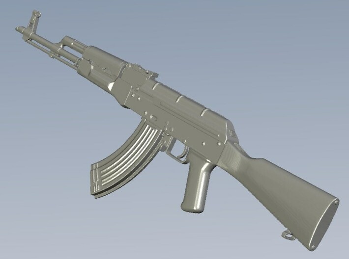 1/30 scale Avtomat Kalashnikova AK-47 rifles x 5 3d printed 