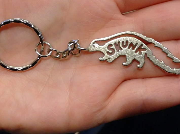 Skunk Keychain  3d printed 