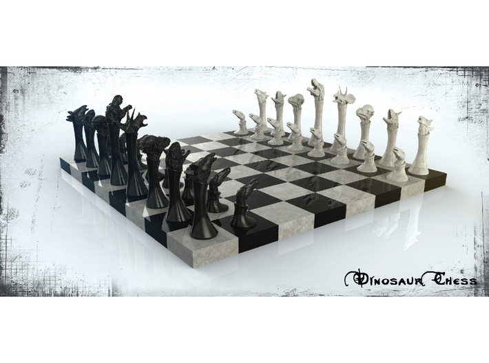 (Chess) Carnotaurus Knight 3d printed 