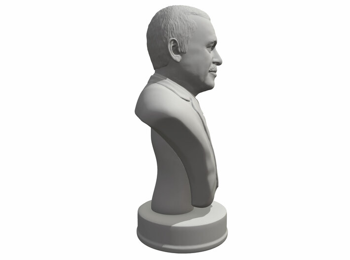 Erdogan portrait bust miniature 3d printed 