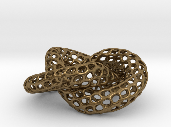 The other Klein bottle (triple twist) 3d printed