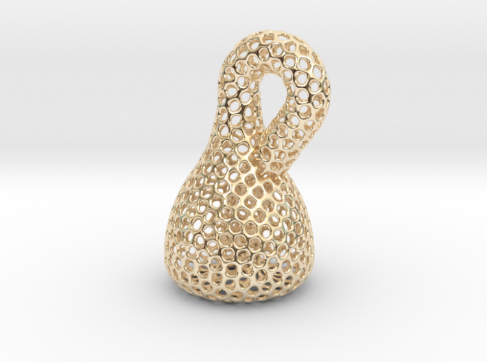 Klein bottle irregular holes weave 3d printed