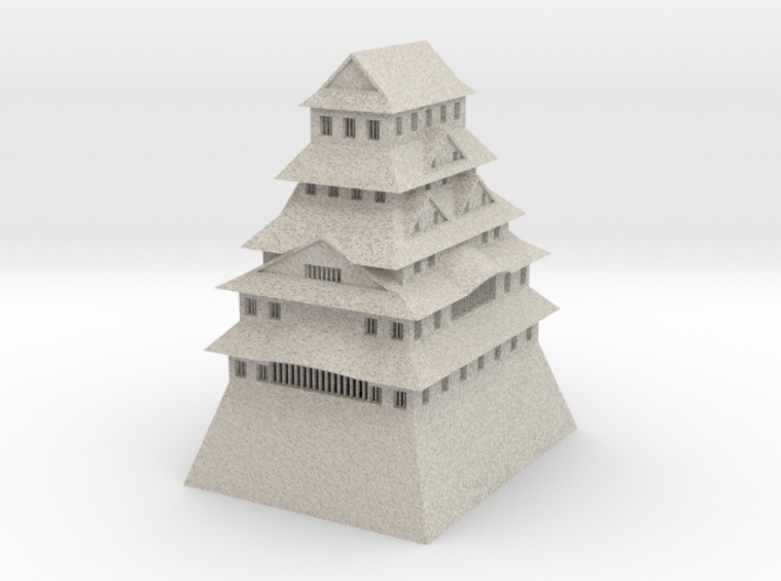 Himeji Castle 3d printed