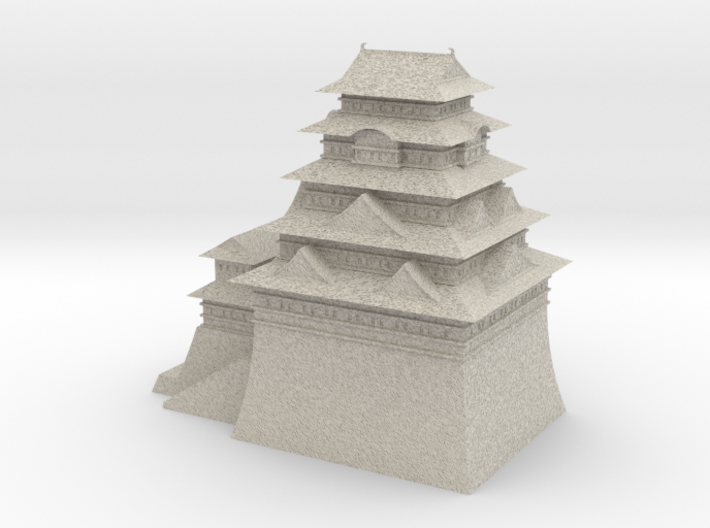 Edo castle 3d printed