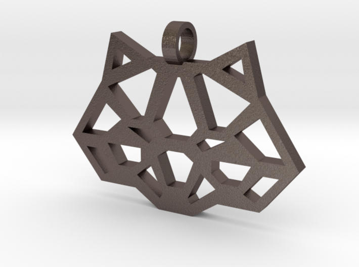 Geometric Panda Necklace 3d printed